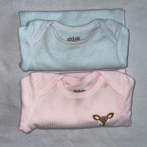 Chick Pea Babygirl Onesie 3-6M